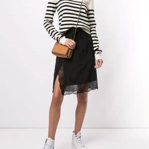 Zadig & Voltaire Black Jillian Jacquard Skirt 4